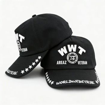 Custom Embroidery Low Profile Unstructured Dad Hat Unisex Black Cotton Streetwear for Men Women 5 Panel Cap Dad Hat - Hebei Lingjin Import and Export Co., Ltd. - China
