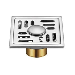 Sanitary Ware Square Shape Stainless Steel Shower Floor Drain Trap Waste 10X10cm Kitchen Floor Trap Drains - Opaly Building Materials(Gz) Co. Ltd - China