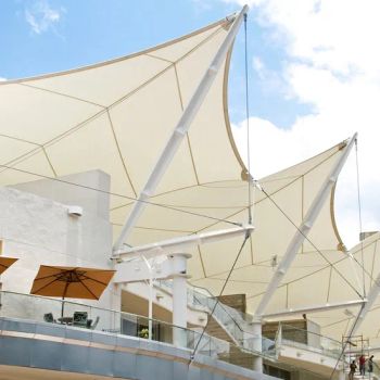 High Tear Strength PVC Tarpaulin Fabric Architecture Building Membrane - HAINING UNEED INDUSTRIAL MATERIAL CO., LTD. - China