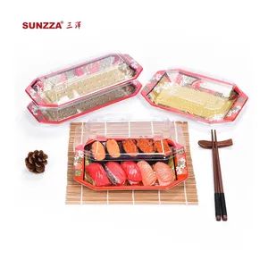 Ziploc Disposable Food Containers Anti-Scratch Disposable Plastic Takeaway Food Packaging Sushi Box - Sunzza Plastic Industry Co., Ltd. - China