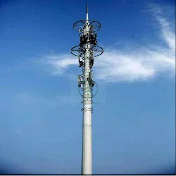 Free Standing Monopole Single Steel Tube Pipe Antenna GSM Masts Telecom Towers - Shandong Hongtaiyuan Electric Power Technology Co., Ltd - China