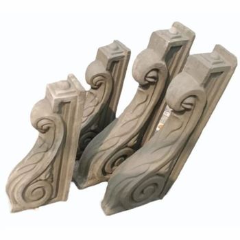 GRC Roof Brackets, Size: 17 Inch Color Grey Size 17 Inch Mount Type Roof Mount Usage/Application Roof Brackets Material Concrete, GRC, Pvc, - Ankush Concrete Works - India