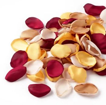 Silk Rose Petals Artificial Flower Petals for Wedding Flower Girl Basket Aisle Scatter Dinner Table Centerpieces - Ningbo Lemo Textile Co., Ltd. - China