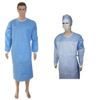 Medical Supplies Disposable Clothing En13795 SMS Surgical Reinforced Gown with Hand Towel - HUBEI BEST IMPORT AND EXPORT CO., LTD. - China