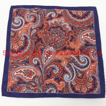 100% Silk Printed Pocket Squares - Shanghai J&D International Co., Ltd. - China