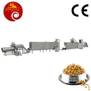 Dry Extruded Dog Food Production Line/Dry Pet Food Processing Machine Hot Product Provided Stainless Steel Food Grade - Shandong Dongxuya Machinery Co., Ltd. - China