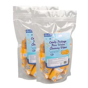 White Wet Cleansing Wipes for Babies - ISO9001 Certified Candy Package - Enping Jiaxin Daily Necessities Co., Ltd. - China