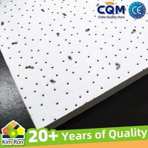 China Fiberglass Mineral Wool 12x12 Ceilings E0 ClassA Patterned 12x12 In Concealed Grid MOQ100 - Qingdao Kimron Construction Decoration Co., Ltd. - China