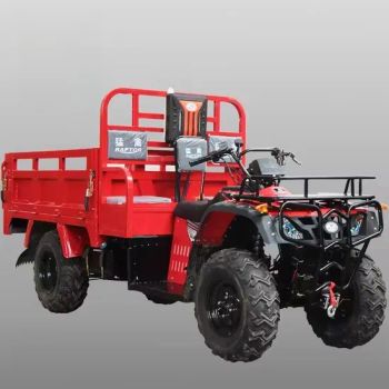 Agriculture Adult Atvs & Utvs 4X4 365cc 2.0m Cargo Box Farm ATV Manual Hydraulic Dump Trailer Four-Wheel Quad Motorcycle with Shaft Drive Transmission System - Freyja Link Co., Ltd - China