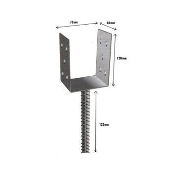 Construction Concrete Cement Use Anchor Post Base Post Spike U Post - Tianjin Sunstone Ruize International Trade Co., Ltd. - China