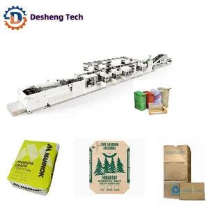 Durable Valve Paper Bag Manufacturing Machine for Sale Lines 4 MOQ 1 Set Speed High Voltage 380V Layer Double Trademark DeSheng - Enping Desheng Intelligent Technology Co., Ltd - China