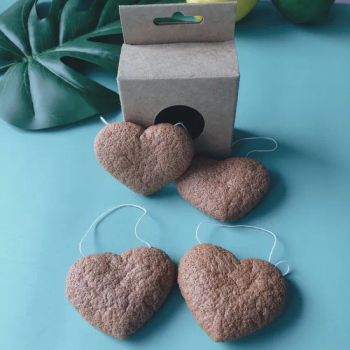 Konjac Facial Sponge Charcoal Konjac Sponge for Body Biodegradable - Yangzhou Muhe Trading Co., Ltd. - China
