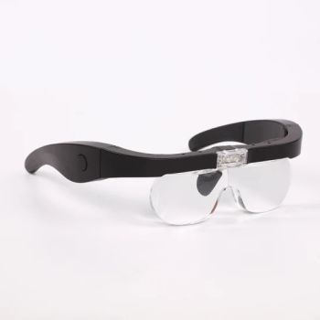 LED Illuminated Glasses Magnifier Tattoo Beauty Surgical Eyeglass USB Magnifying Glass Reading Magnifier - Ningbo Anmas Optoelectronic Co., Ltd. - China