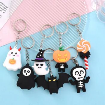 Custom High Quality Halloween PVC 3D Rubber Keychain - Jinjiang Deek Plastic Products Co., Limited - China