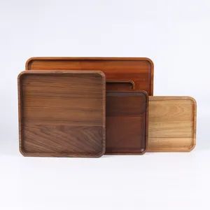 Acacia Wood Servicing Tray Hotel Fruit Tray - LIANXIANG WOODWARE LTD. - China