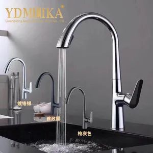 Kitchen Faucet Deck Mounted Mixer Tap 360 Degree Rotation Stream Sprayer Kitchen Sink Hot Cold Tap - Guangdong Meijia Sanitary Ware Co., Ltd. - China