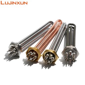 2'' DN50 Fast Heating Industrial Electric Flange Tubular Immersion Heater for Oil Heating Element - Dongguan Lujinxun Electric Heating Appliance Co., Ltd. - China