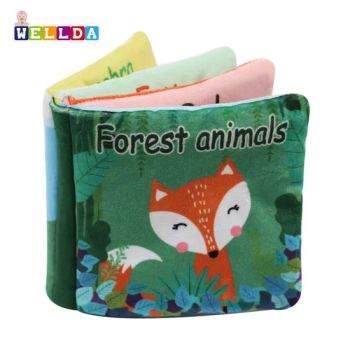 Baby Plush Minky Cloth Books Soft Nontoxic Fabric Book Educational Toys - Jinan Wellda Trade Corporation Ltd - China