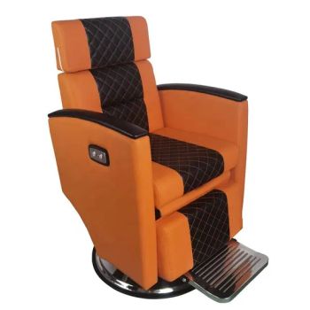 Orange Beauty Hair Fashion Salon Hairdressing Furniture Styling Salon Barber Chair - Hangzhou Mingchen Furniture Co., Ltd. - China