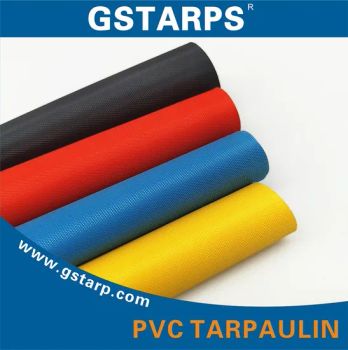 Heavy Duty Waterproof Canvas Nylon Tarp Truck Tent Awning Vinyl Coated Polyester Plastic Sheet Flame Retardant Fireproof Anti UV T - Jiaxing Green Shield New Material Co., Ltd. - China