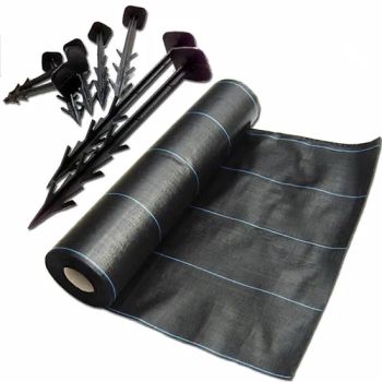 UV-Stabilized Woven Polypropylene Landscape Fabric 100 Grams Per Square Meter - Shijiazhuang Gezi Screen Manufacturing Co., Ltd. - China