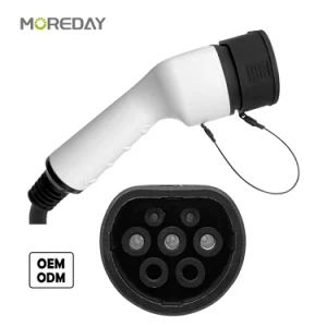 5m TPU Evse Charging Cable Type 1 Gbt 16A 32A Single Phase Three Phase Type 2 to Type 2 Male to Female 62196 EV Charger Cable - Mindian Electric Co., Ltd. - China