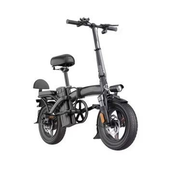 Cheap Electric Folding Bike 48V 350W 14inch Ebike Electric Bicycle E-Bike Folding Mini Electric City Road Bike Kids Adult - Linyi Yufeng Electric Vehicle Co., Ltd. - China