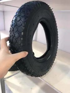 High Natural Rubber Wheel Barrow Tire and Tube Size 400-8 Origin China Brand Future Material Rubber Air Wheel Black Diameter 13-14" - Qingdao Future Tool Co., Limited - China