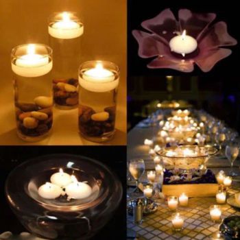 Floating Mini Candles Waterproof Paraffin Wax Wedding Party Bar - Quanzhou Hogao Arts and Crafts Co., Ltd. - China