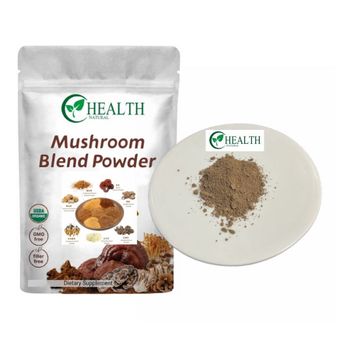 Customized 8 in 1 Mushroom mixed Powder reishi, chaga, cordyceps, shiitake, maitake 100G 8 OZ - Xi'an Yhealth Biotech Co., Ltd. - China