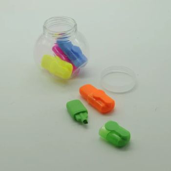 Mini Small Kids Painting Advertising Multicolor Permanent Highlighter Marker Pens - Ningbo Blue Bridge Import & Export Co.,Ltd - China