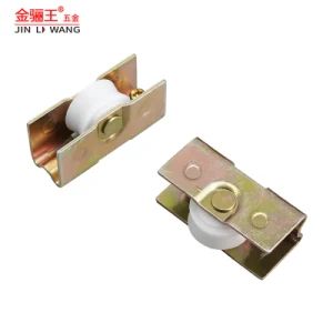 Custom South American Market Sliding Door Window Accessories V Groove Ball Bearing Nylon Pulley Wheel Aluminum Window Roller for Slide Window Repair Replacement - Jiangxi Jin Bai Cheng Hardware Products Co., Ltd. - China