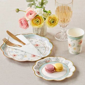Party Supplies Paper Plates and Napkins Tea Table Decorations Disposable Tableware Set - Skylark Network Co., Ltd. - China
