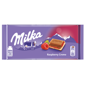 Authentic Milka Raspberry 100g - German Chocolate Bars with Raspberry Filling - Exigentelaxia Unipessoal Lda - Portugal