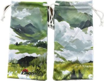 Microfibre Drawstring Eyewear Sunglasses RPET Pouch Series-2-5 - Wuxi Kingda Microfiber Fabric Co., Ltd. - China