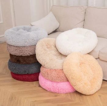 Handmade Wholesale Soft Luxury Round Designer Plush Dog Cat Pet Beds - Guangzhou Musen International Co., LTD. - China