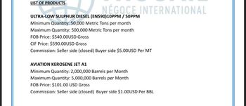 En590 10ppm - Hg international - Belgium