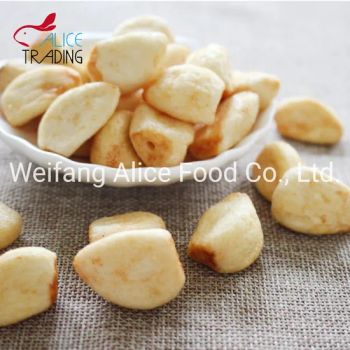 Tasty Crispy Vegetable Snack Vacuum Fried Garlic MOQ 1 Ton Age All Age Origin China Type Vf Garlic Texture Crispy HS Code - Weifang Alice Food Co., Ltd. - China