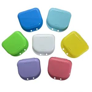 Dental Retainer Box Dental Invisible Braces Case Dental Mouth Guard Box - Tianjin Spider Impex Co., Ltd. - China