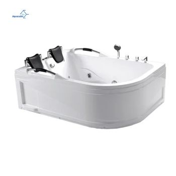 China Factory Acrylic Bathtub Water Jets Alcove Soaking SPA Corner ABS Board Whirlpool Massage Bathtub - Shanghai Aquacubic Sanitaryware Co., Ltd. - China