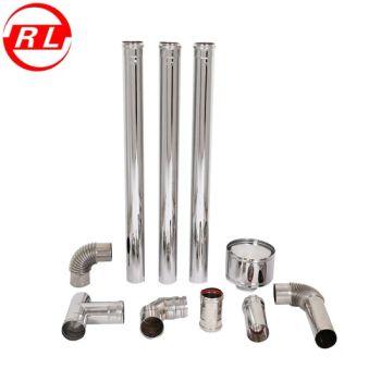Single Wall Stainless Steel Stove Chimney Flue Pipes for Wood Pellet Stoves - Suzhou Ruilun Metal Products Co., Ltd. - China