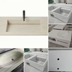 OEM Supplier Bathroom Vanity Sink Faucet Bathroom Sinks Bathroom Double Sink Vanity Top One Sink Vanity 24 in Bathroom Vanity - Shenzhen Eshine Technology Co., Ltd - China