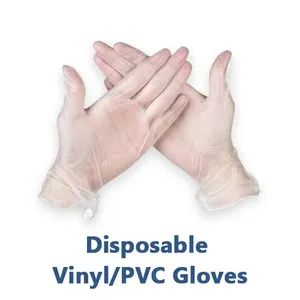 Disposable Gloves Powder Free Non Latex Single Use Medical Exam Gloves Nitrile Vinyl Blend for Cleaning and Food Handling - Changsha Hetong Technology Co., Ltd. - China