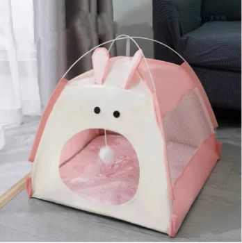 Wholesale Cute Pet Tent Portable Semi-Enclosed Outdoor Cat Tent Tunnel Pet Tent House - Skylark Network Co.,Ltd. - China