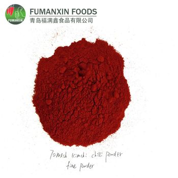 Fine Grind Red Kimchi Chilli Powder, Color Rich Grade A Aroma Rich Flavor Additives None Colorants None Heat Level Fiery pp bag Type spices powder Spicy Kick Color Vibrant Red 100% Pure Natural Various Mesh Sizes - QINGDAO FUMANXIN FOODS CO.,LTD - China