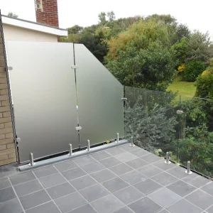 Glass Balcony Swimming Pool Fence Glass Balustrade MOQ 10sets Origin China Port Qingdao Color Customise Trademark Rocky Delivery 15days - QINGDAO ROCKY GROUP CO., LTD - China