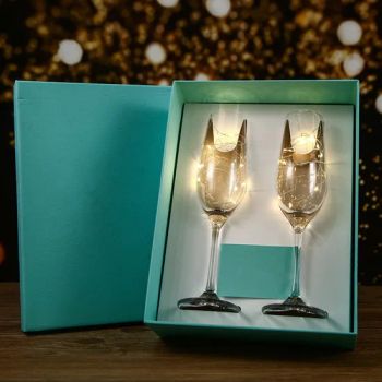 Crystal Stemmed Red Wine Glasses Customize Luxury Goblets 2 Piece Bordeaux Wine Glass Gift Set - XIAMEN SHUNSTONE HOMEWARE CO., LTD. - China