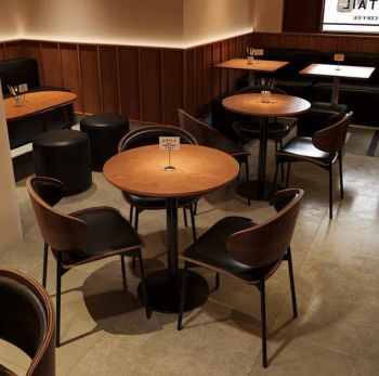 Retro Commercial Bar Tables & Chairs, American Bistro Set - Dongguan Feiyue FRP Products Co., Ltd. - China