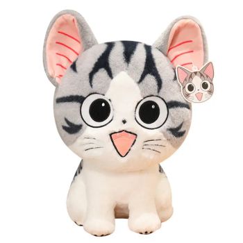 New Arrvials Cartoon Cute Cat Plush Stuffed Animal Toys Children Girls Gift Wholesale - Yangzhou Round Toy Co., Ltd. - China