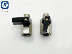 Pneumatic Mini Ball Valve 2 Thread 3 Thread 4 Thread Inner and Outer Teeth Switch Valve Brass Mini Ball Valve Jfl Series - Zhejiang Ruituo Automation Co., Ltd. - China